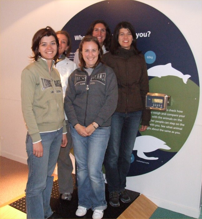 Photo: Visitors From Milan Looking Around Seadrift Visitor Centre At Dunnet