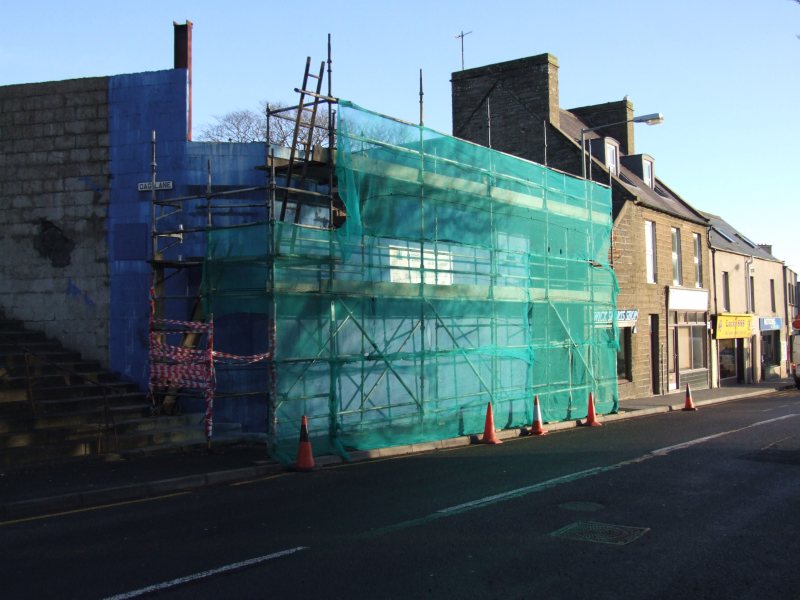 Photo: Activity At Derelict Building In High Street, Wick