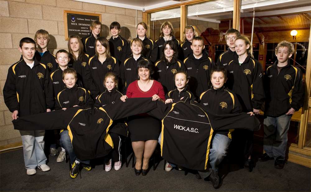 Photo: New Tracksuits for Wick Amateur Swimming Club
