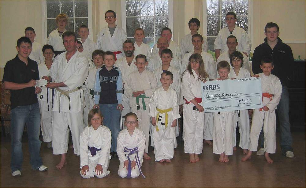 Photo: Caithness Karate Club Received 500 For Training Courses