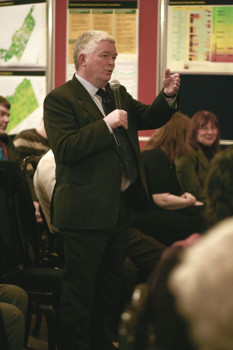 Photo: Bill Fernie Making A Point At The Dounreay End State Consultation