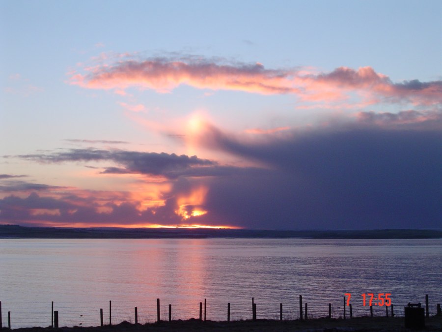 Photo: Dunnet Bay Sunset Tonight - Calm After The Storm