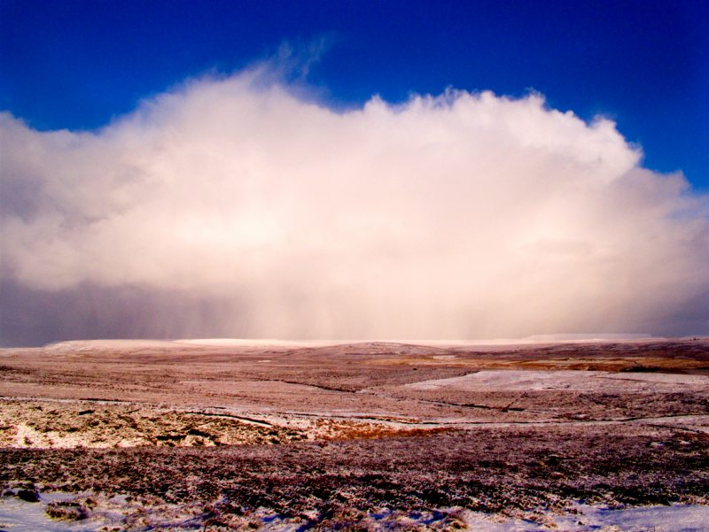 Photo: Snow Cloud Approaching Dunbeath - 7 February 2006