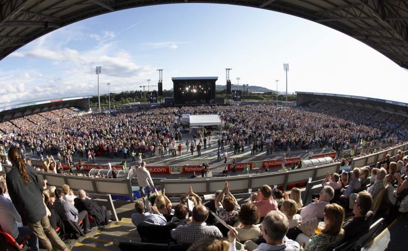 Photo: The Crowd at the Elton John Concert, Tulloch Caledonian Stadium, Inverness
