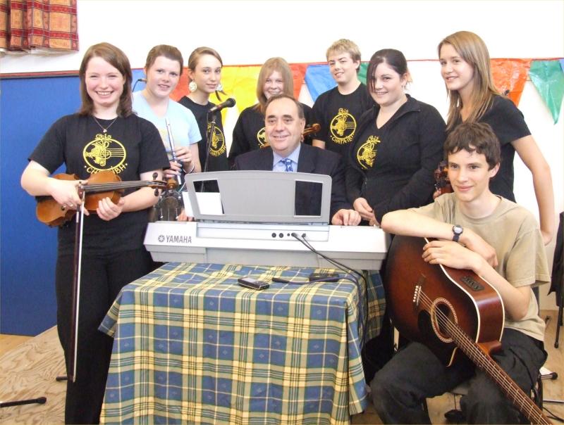 Photo: First Minister Alex Salmond With Feis Chataibh