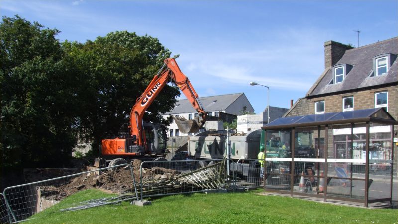 Photo: Former TA Recruitment Site At Wick High Street Being Landscaped