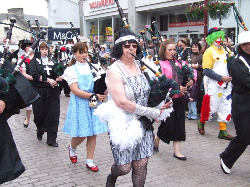 Photo: Wick Pipe Band Fancy Dress 2007