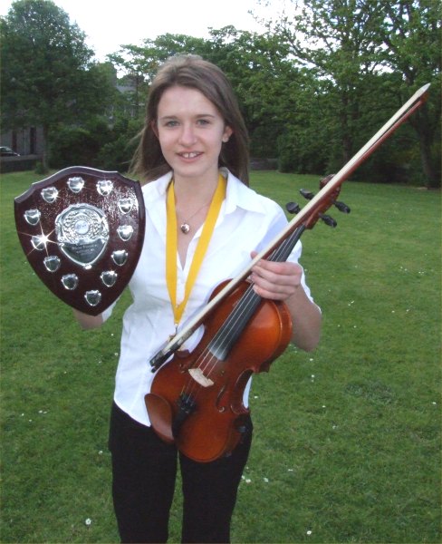 Photo: Jayne Paterson - Violin Solo Caithness Music Festival