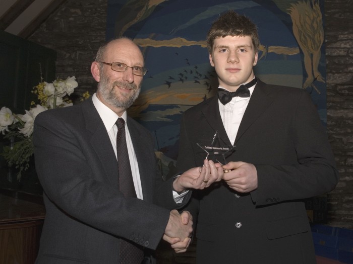 Photo: Young Achiever In Sport Under 18 - Andrew Raeburn presented by Alan Gerard