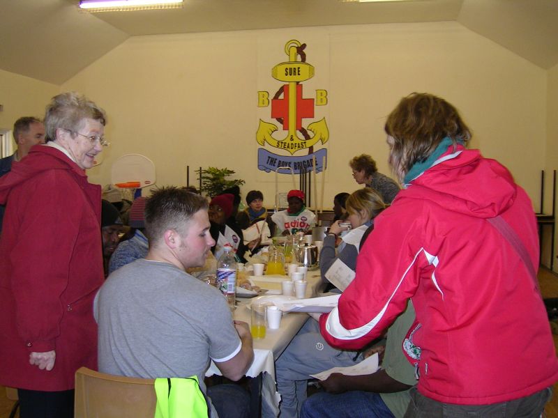 Photo: Global Xchange Volunteers From Malawi and Scotland At BB Hall, Wick