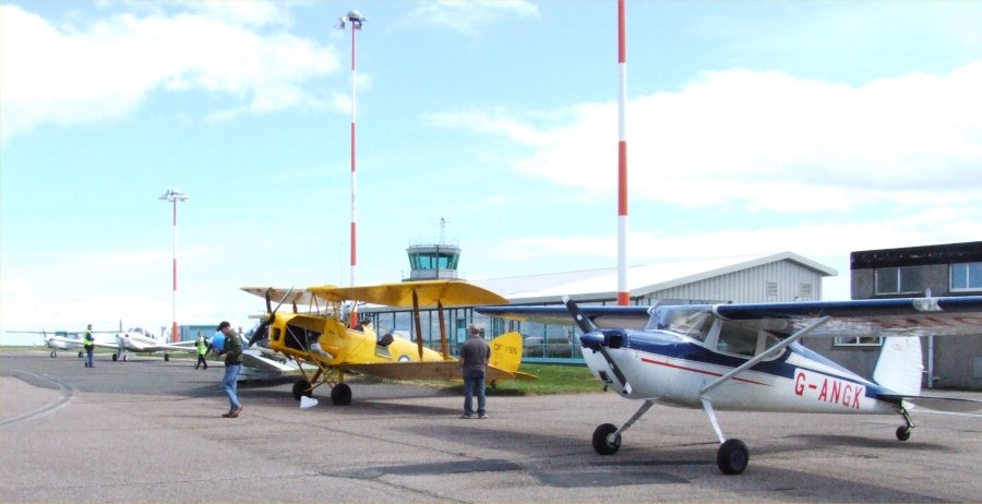 Photo: Popular Flying Association Planes At Wick Airport