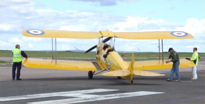 Photo: A Tiger Moth At Wick Airport