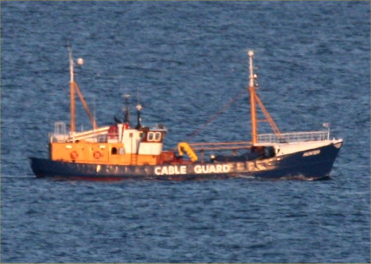 Photo: Escort Boat For The Seismic Survey East Caithness Coast