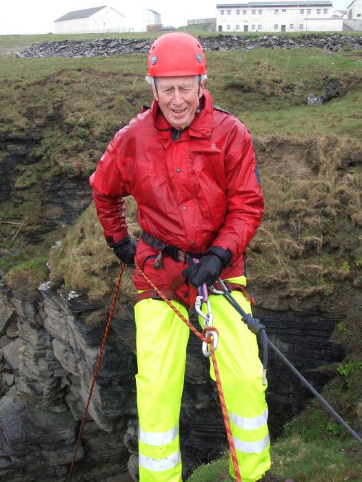 Photo: Hugh Norton Abseiled For Caithness Early Years Autism Centre