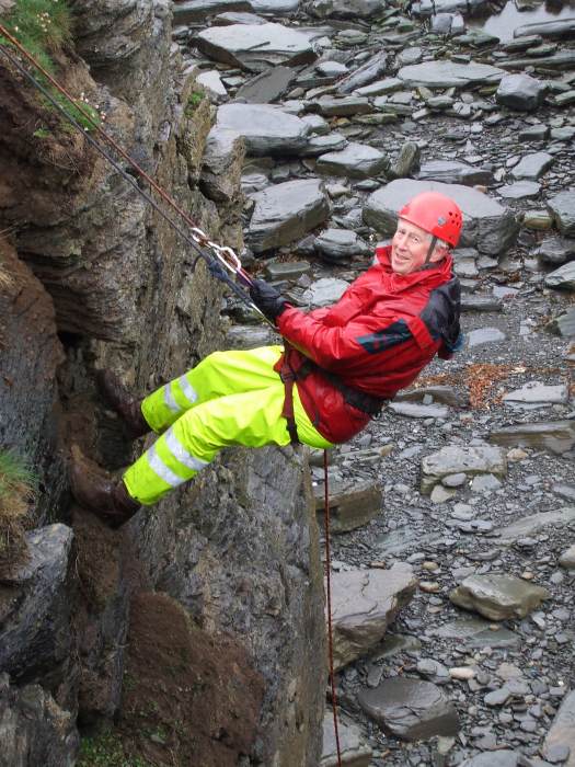 Photo: Hugh Norton Abseiled For Caithness Early Years Autism Centre