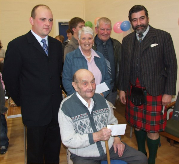 Photo: Alan Johnston and John Thurso MP With Former Trustees