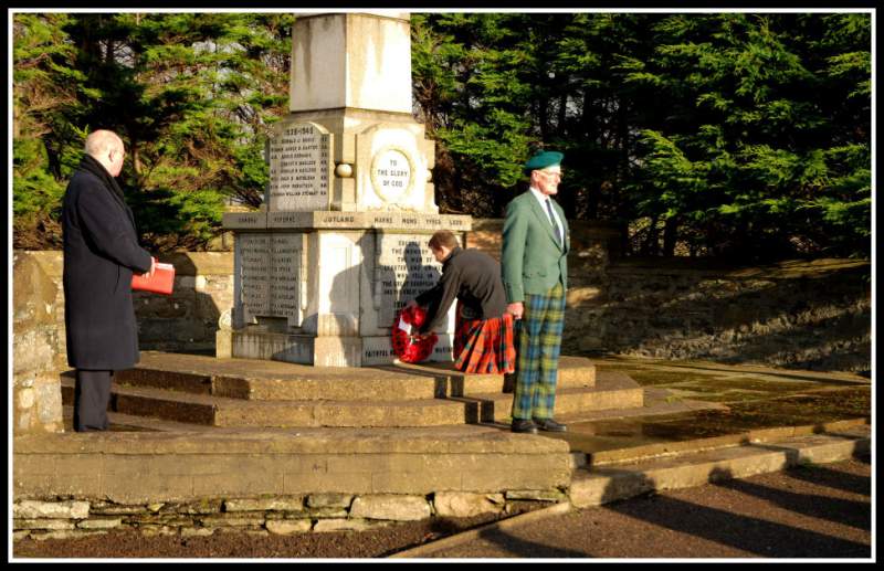 Photo: Remembrance At Lybster - 11 November 2007