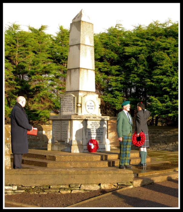 Photo: Remembrance At Lybster - 11 November 2007