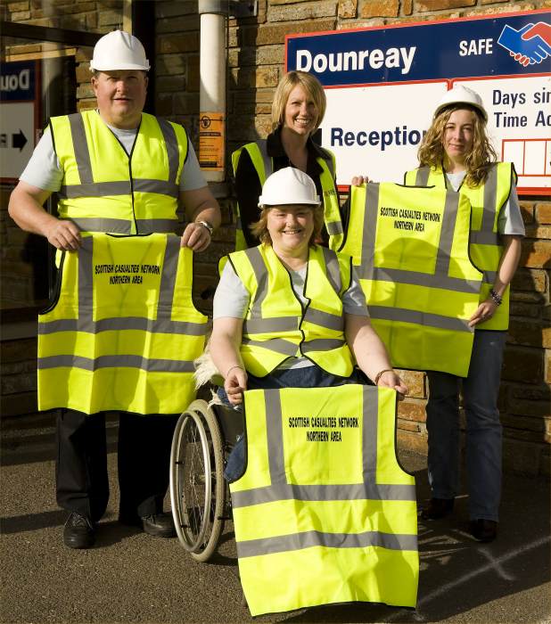 Photo: Dounreay Communities Fund Donation To Scottish Casualties Network
