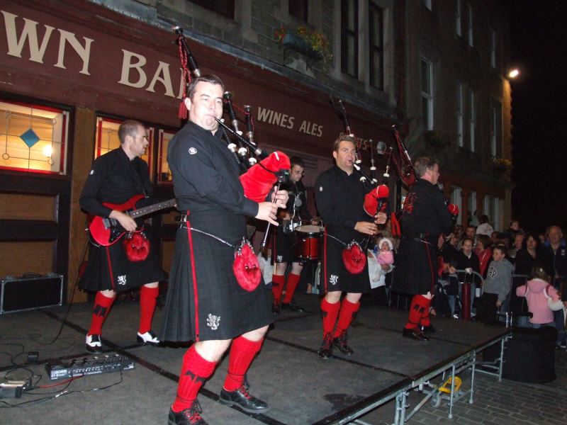 Photo: Red Hot Chilli Pipers Playing At Massed Pipe Bands At Wick