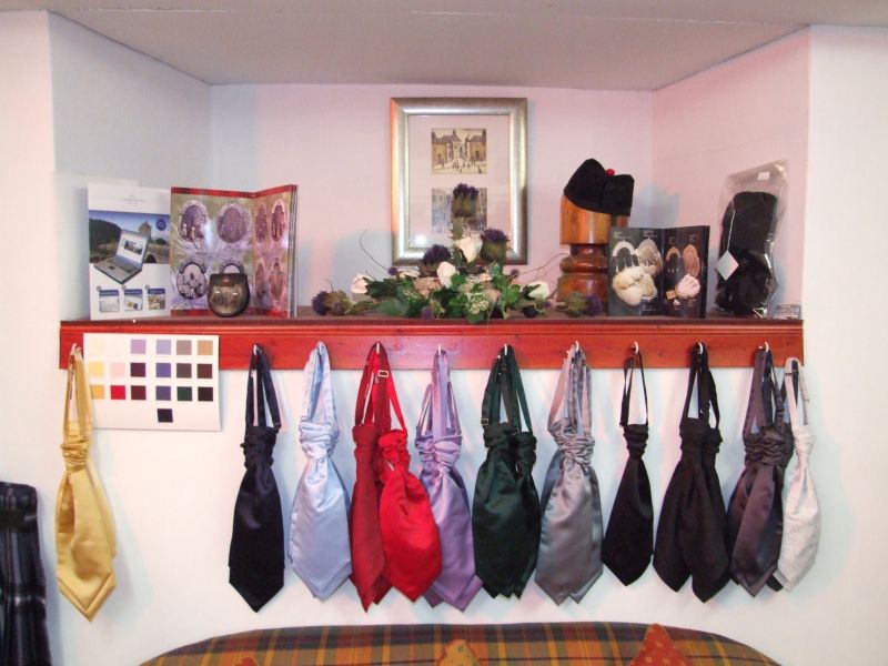 Photo: Inside Blackstairs Highland Wear Kilt Shop