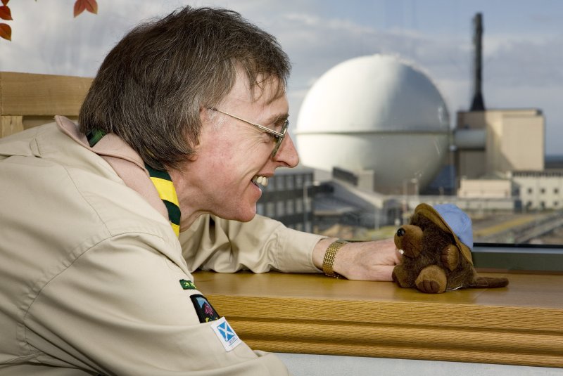 Photo: Chompy With Ian Pearons At Dounreay