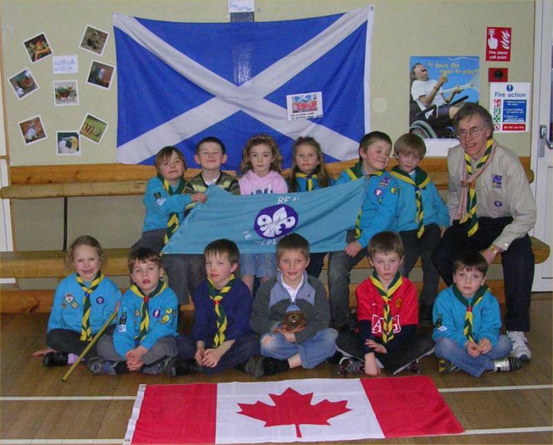 Photo: Chompy With Reay Beaver Scouts 