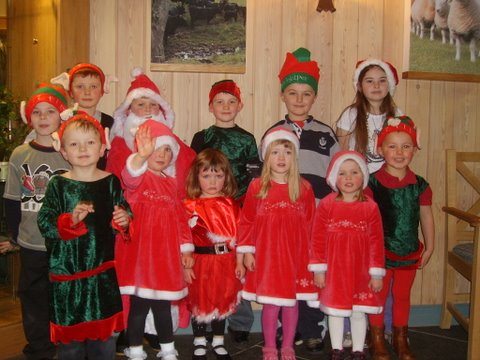 Photo: Children Sing Christmas Carols for Scallywags Nursery