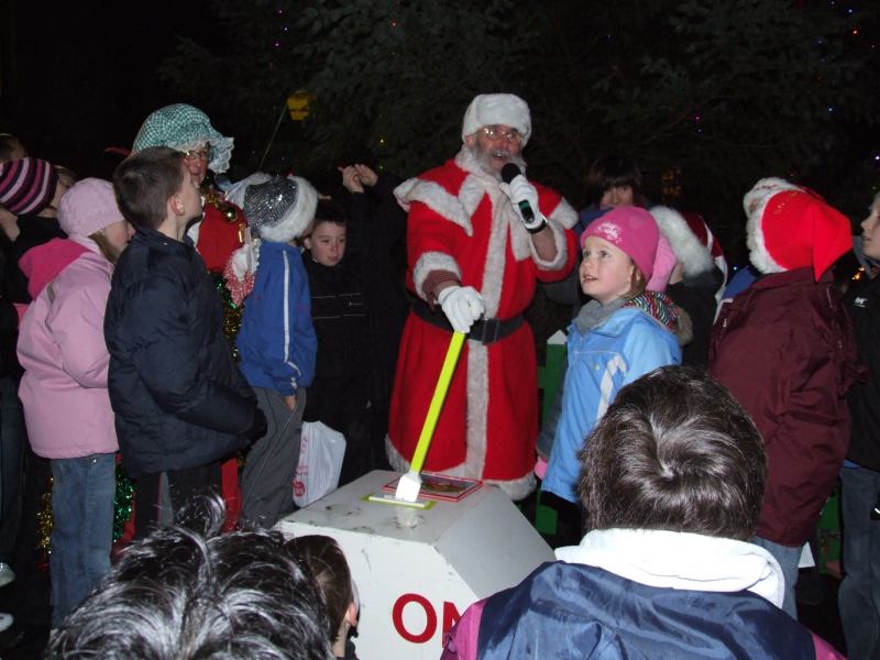 Photo: Christmas Lights Switch On At Wick
