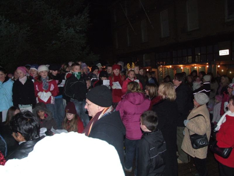 Photo: Christmas Lights Switch On At Wick