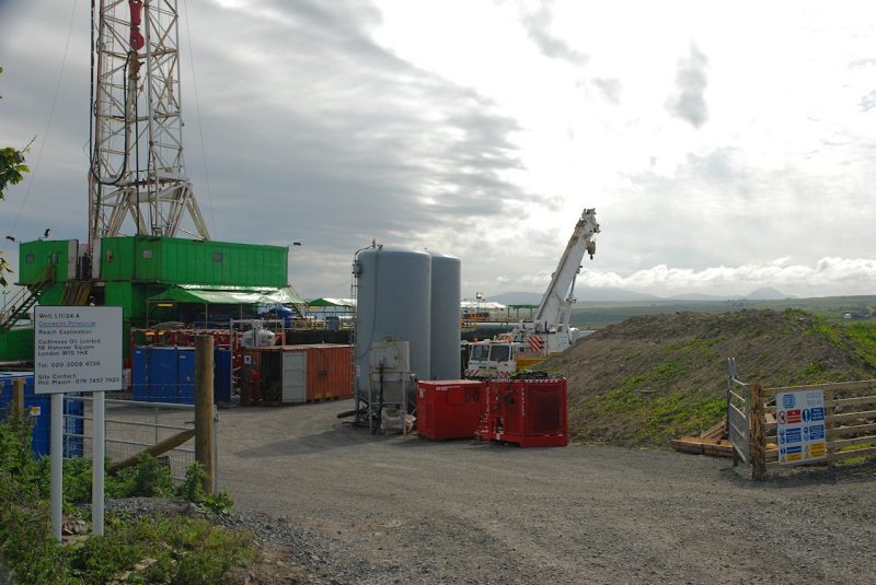 Photo: Caithness Oil Preparing To Drill At Lybster