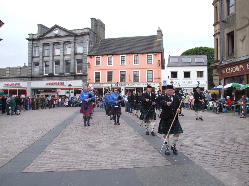 Photo: The Pipers Trail At Market Square Wick