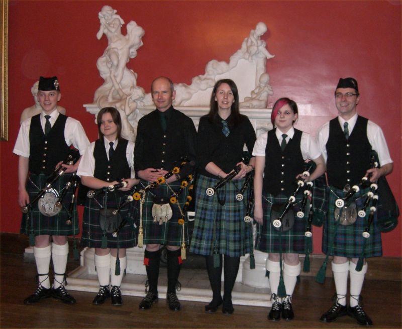 Photo: Wick Pipe Band Members At The Piping and Drumming Course