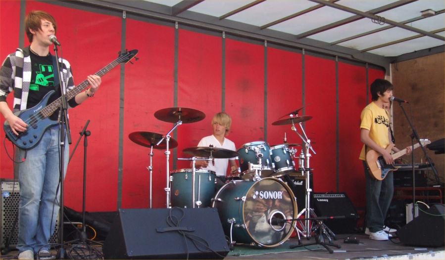 Photo: Bands Played all Saturday Afternoon At Market Square Wick