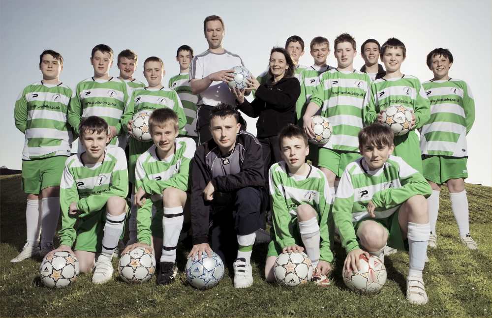 Photo: Castletown Junior Football Club Received New Footballs From Dounreay Communites Fund