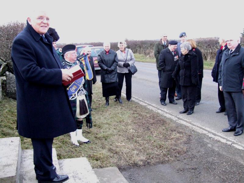 Photo: Remembrance Ceremony At Bilbster And Stirkoke Memorial