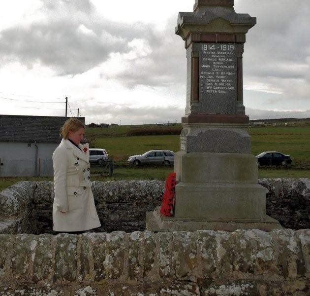 Photo: Remembrance At Clyth