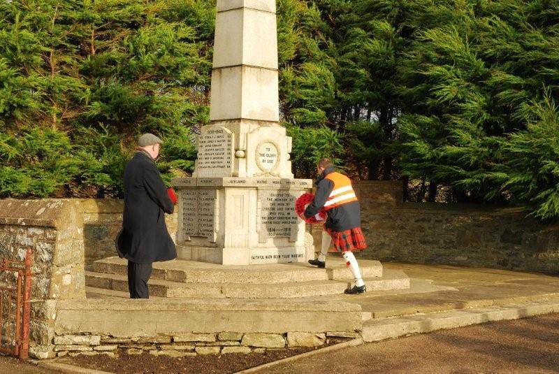 Photo: Remembrance At Lybster