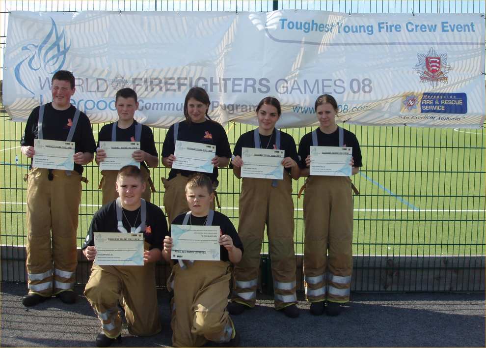 Photo: Toughest Young Fire Crew Competition
