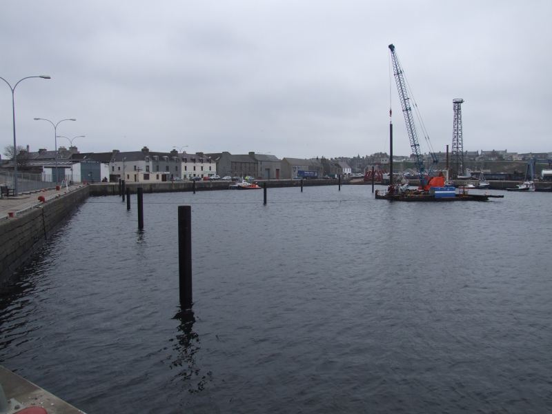 Photo: Wick Harbour Marina Under Construction = 27 April 2009