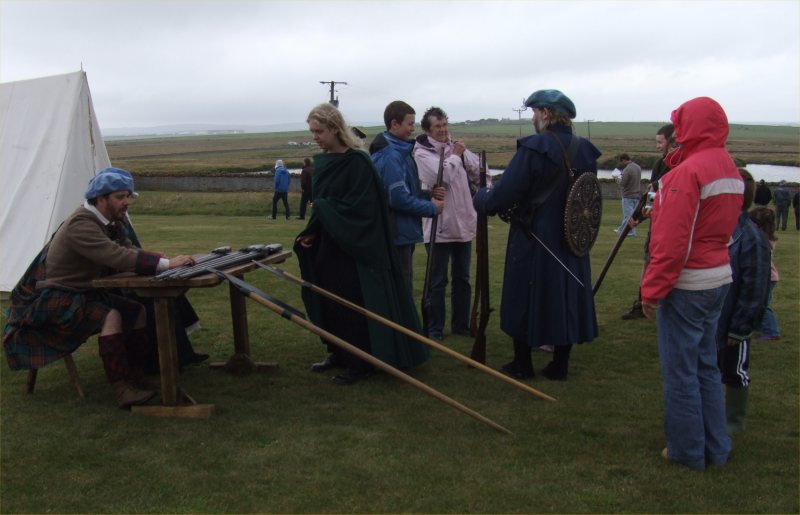 Photo: Battlescar Bring Jacobites And Redcoats To Noss Lighthouse