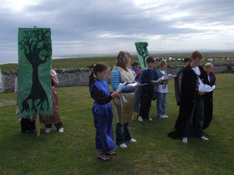Photo: Writing On The Wall - A Drama About Caithness History At Noss Head