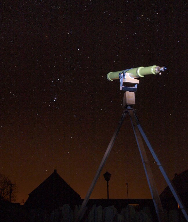 Photo: An Old Refractor Telescope Gave A Great View Of Orion