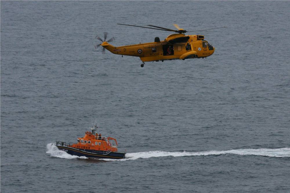 Photo: Search And Rescue For Missing Woman Off Holborn Head