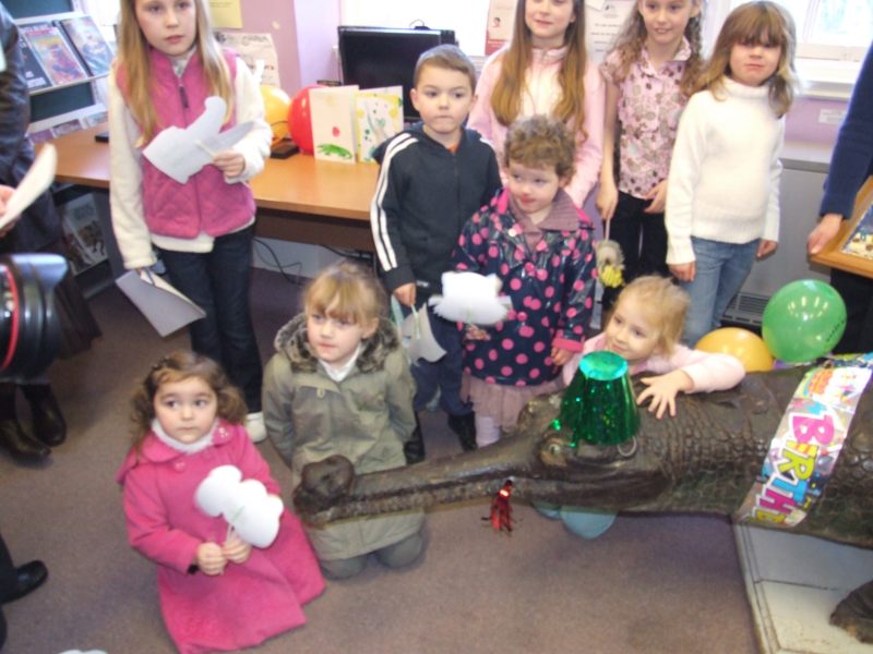 Photo: 100th Birthday Bash For Crocodile At Wick Library