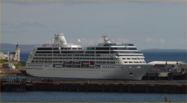 Photo: Cruise Ship Azamara At Scrabster