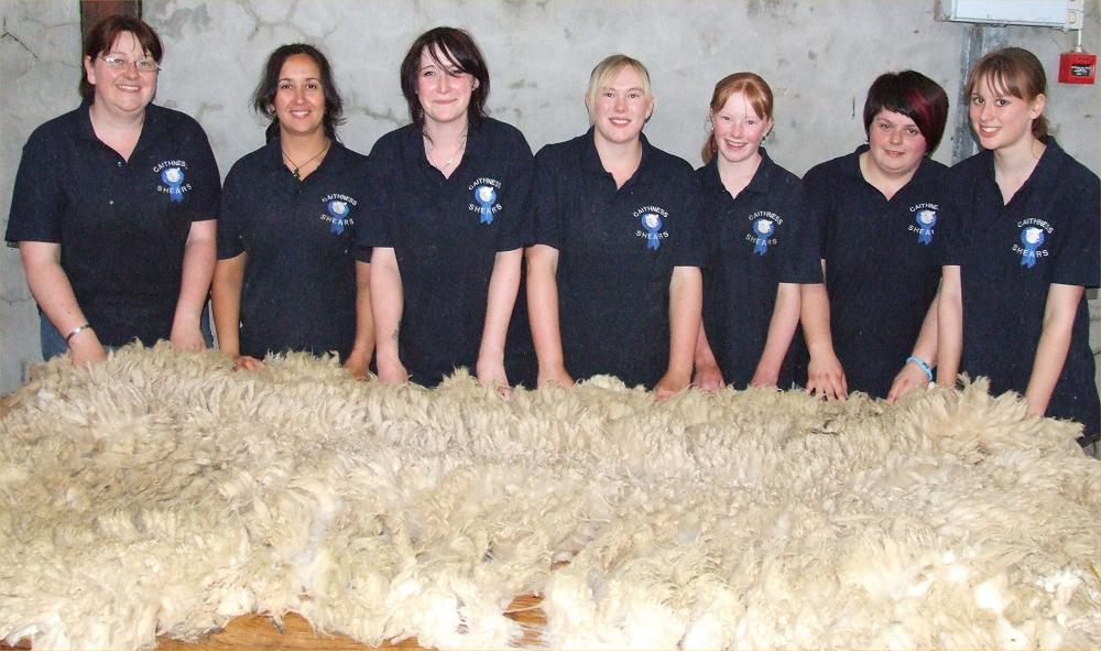 Photo: Caithness Shears 2009 - Fleece Girls