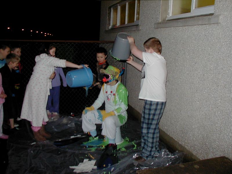 Photo: The Gunging By Dunnet Cubs For Red Nose Day