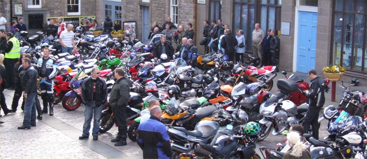 Photo: Gary McLean Memorial Charity Motorcyle Event In Caithness