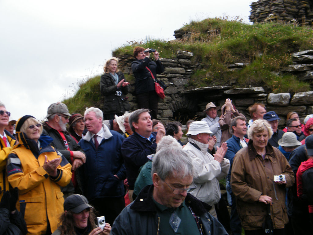 Photo: Clan Sinclair Gathering 2010 At Girnigoe Castle Reopening Launch